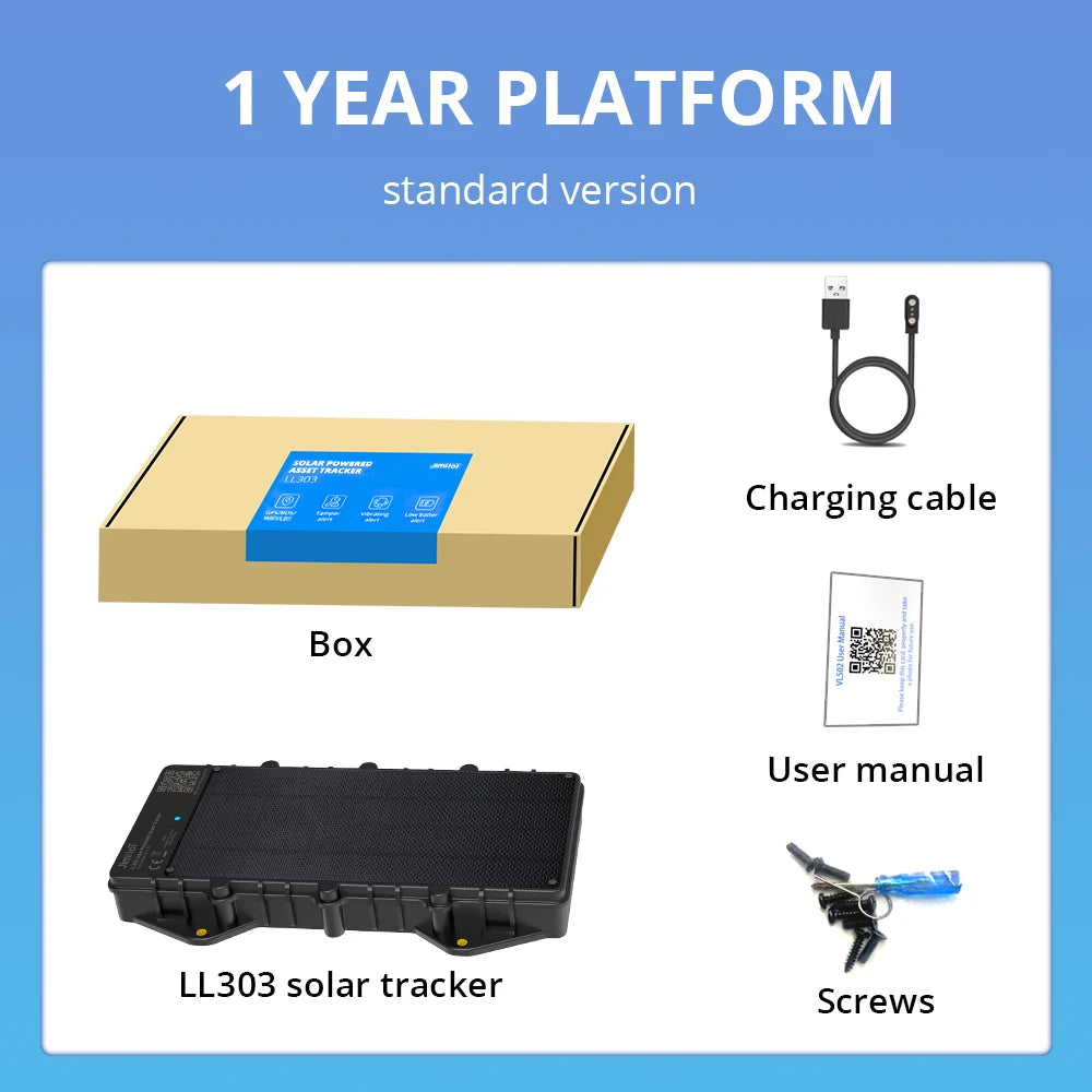 JIMI LL303Pro 4G LTE Solar Asset GPS Tracker