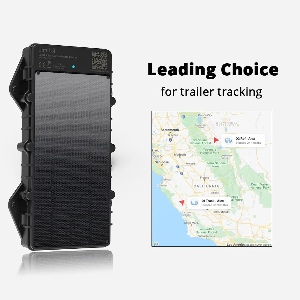 JIMI LL303Pro 4G LTE Solar Asset GPS Tracker